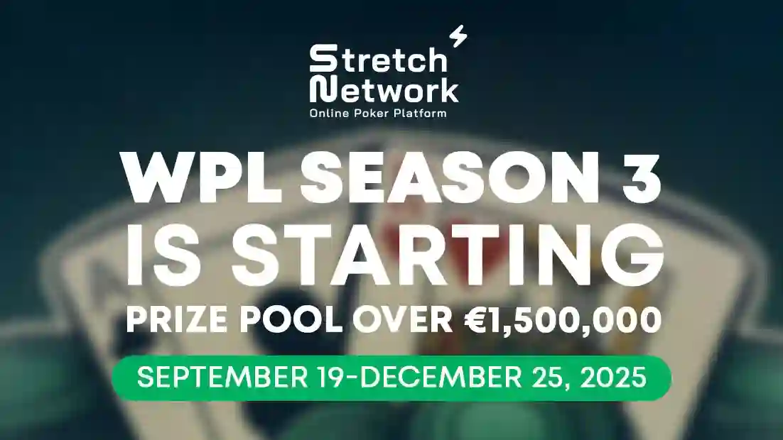 Liga Poker Dunia Musim 3 Stretch Network dimulai pada 28 November dengan total hadiah €1,59 juta