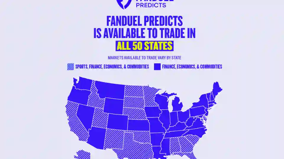 Aplikasi Pasar Prediksi FanDuel Meluncur Secara Nasional, Olahraga Tersedia di California